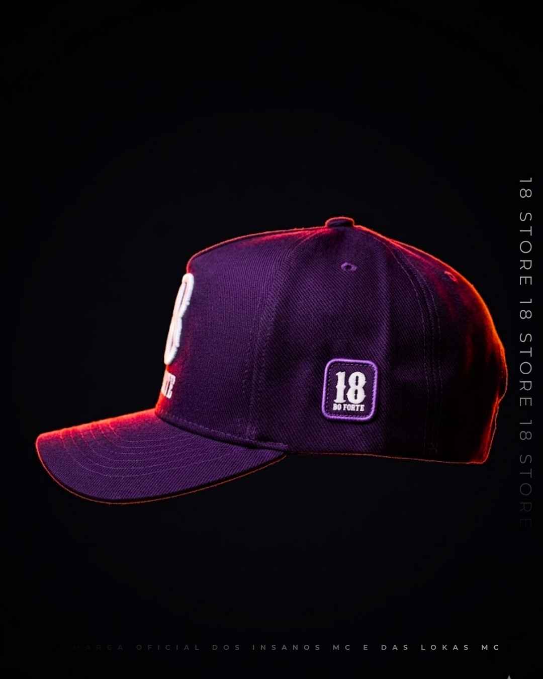 Boné 18 Do Forte – Purple