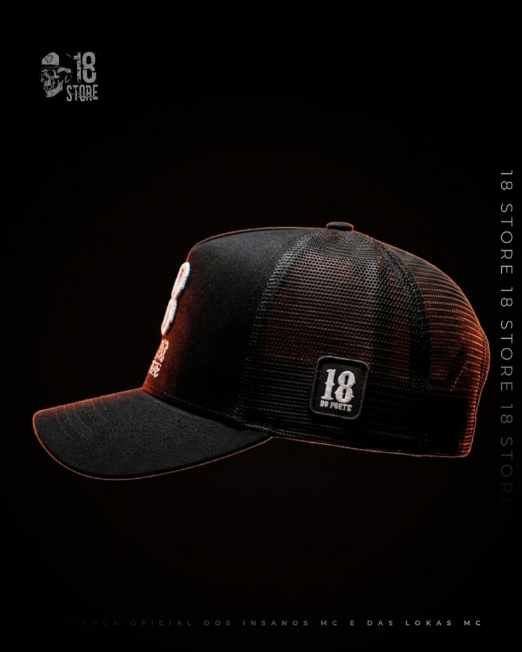 Boné 18 Do Forte – Trucker