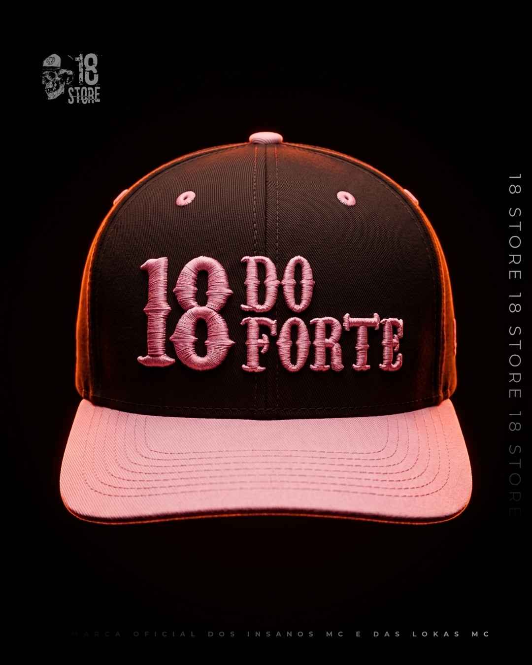 Boné 18 Do Forte – Aba Reta